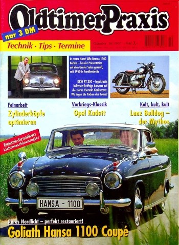 Deckblatt Oldtimer Praxis (10/1997)